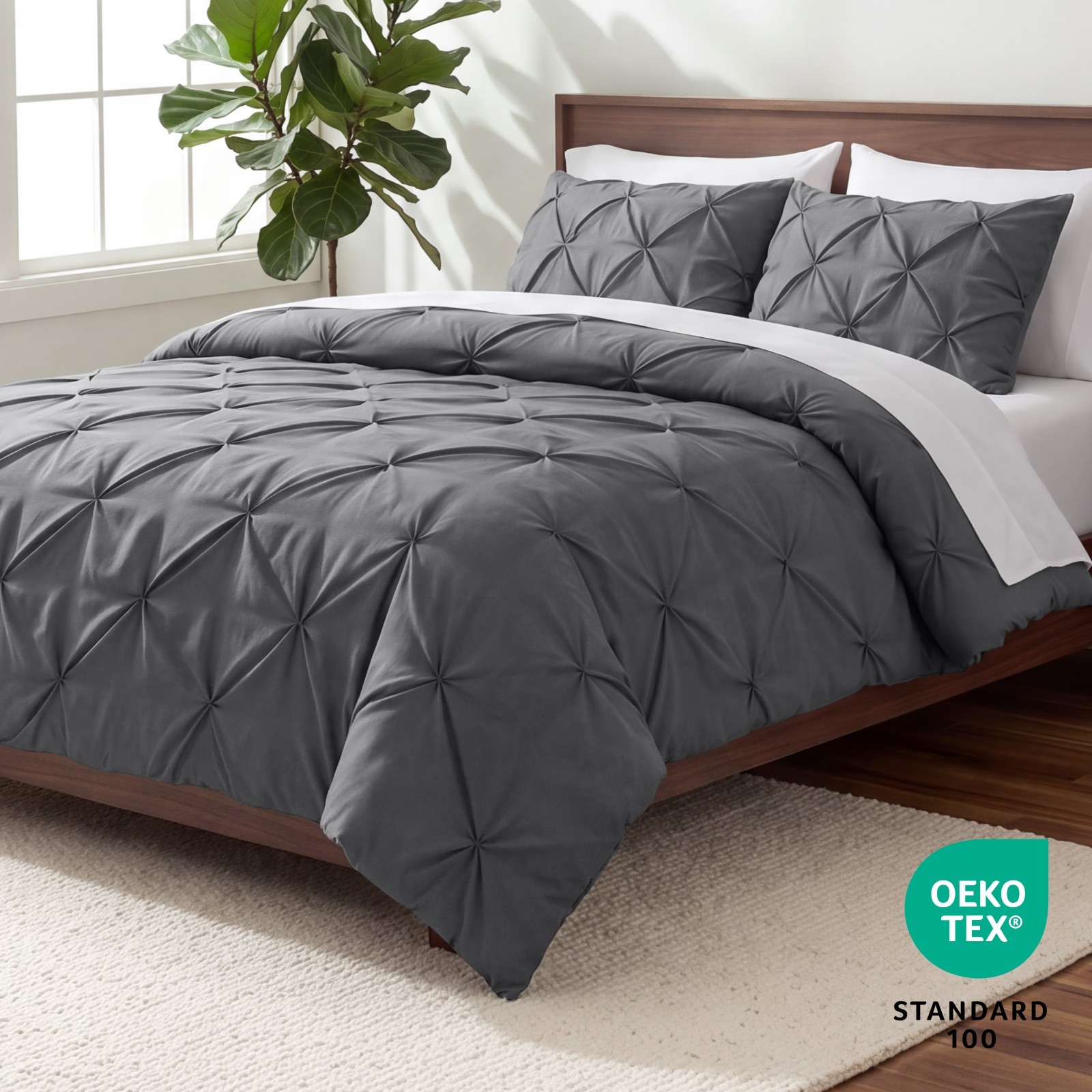 Bare Home Pintuck Comforter Set gallery