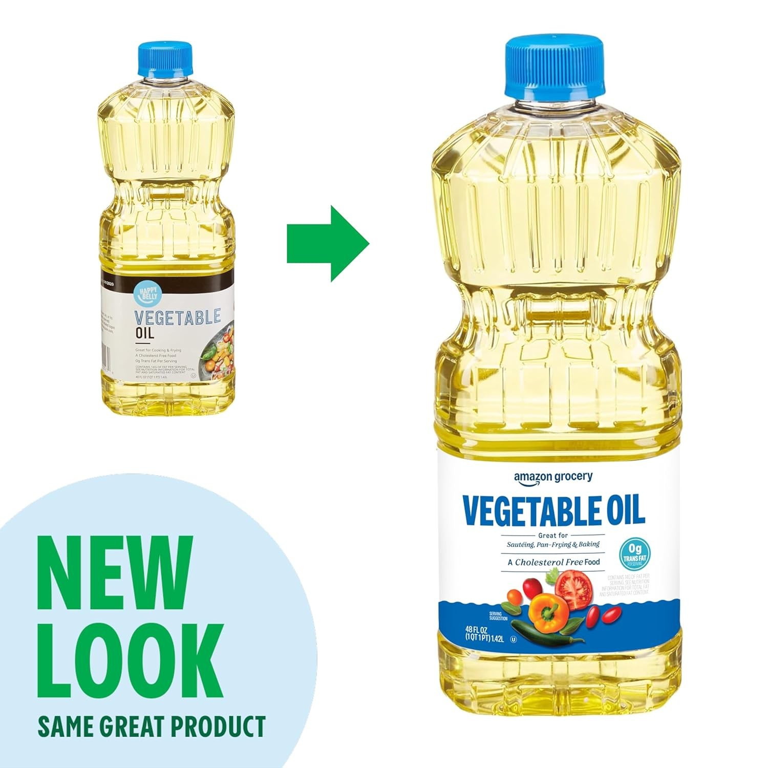 Amazon Grocery, Vegetable Oil, 48 Fl Oz gallery
