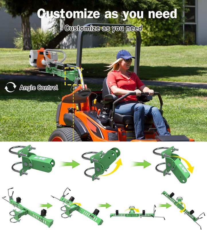 ELITEWILL Zero Turn lawn Mower Trimmer Holder for Quick Clamp Locking System gallery