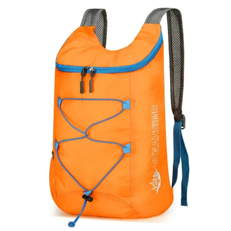Multifunctional Folding Backpack Lightweight Waterproof Nylon for Camping Hiking