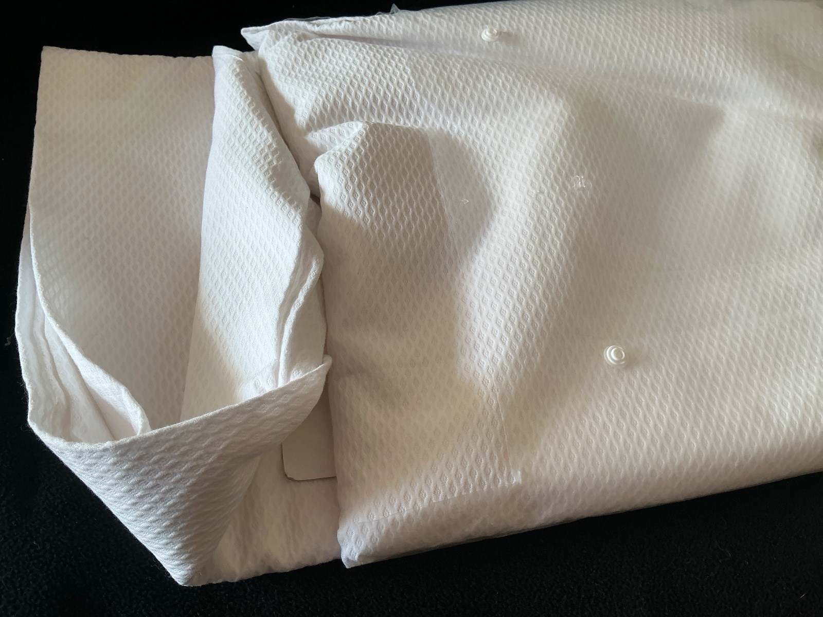 MATOUK Augusta M130 QUEEN/FULL Coverlet White 100% Cotton Italy Matelassé gallery