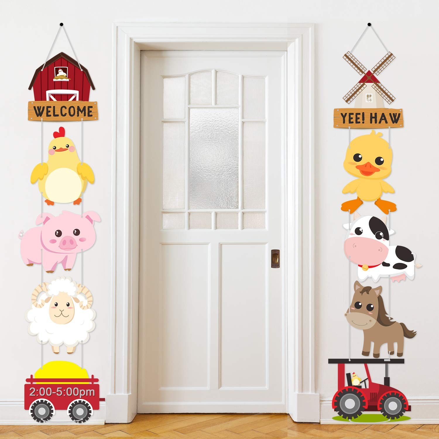Farm Animal Themed Party Decorations, Farm Animal Cutouts Banner, Door Signs ... gallery