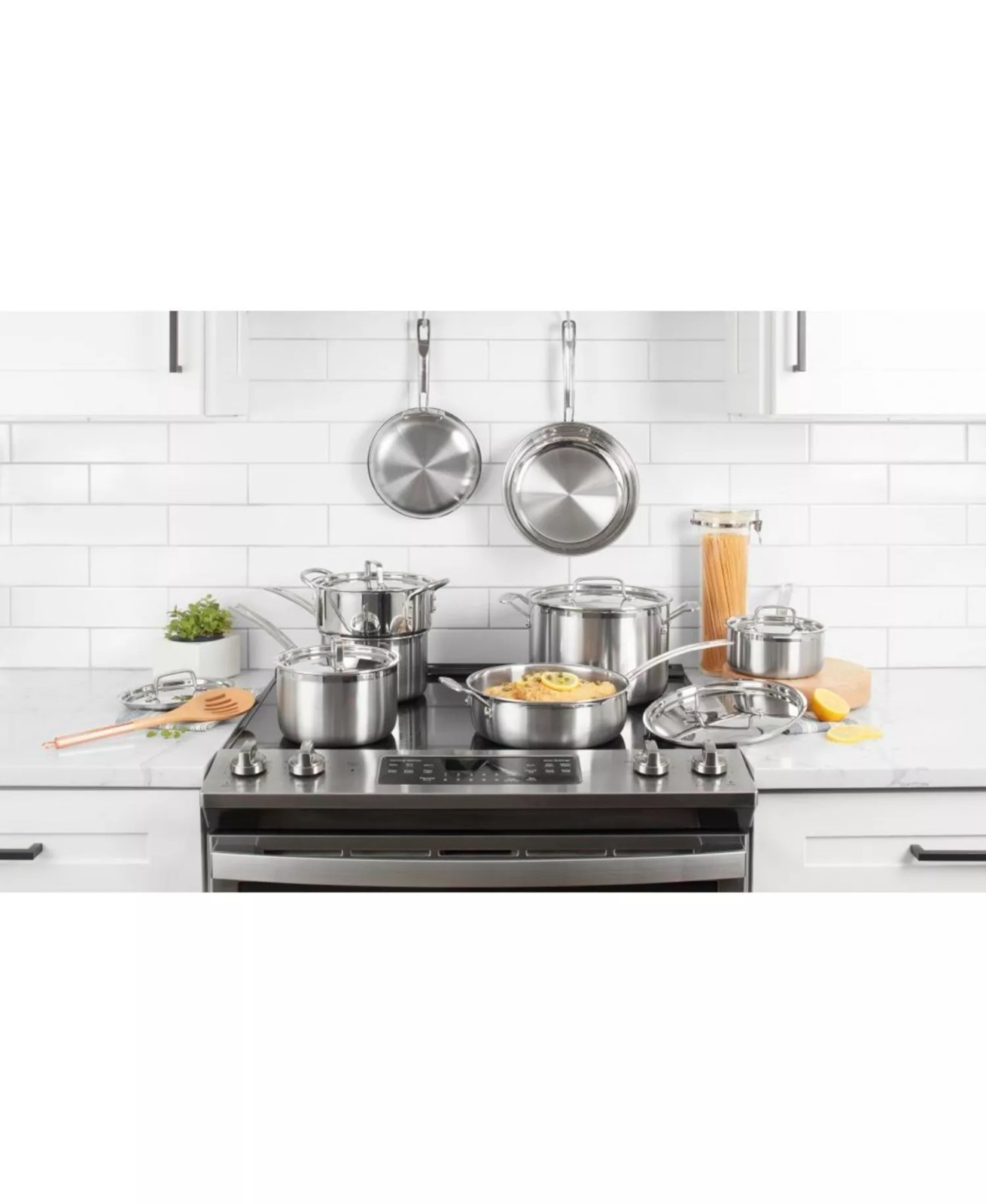 379$ Multiclad Pro Tri-Ply Stainless Steel 12-Pc.Cookware Set MCP-12N Steel gallery