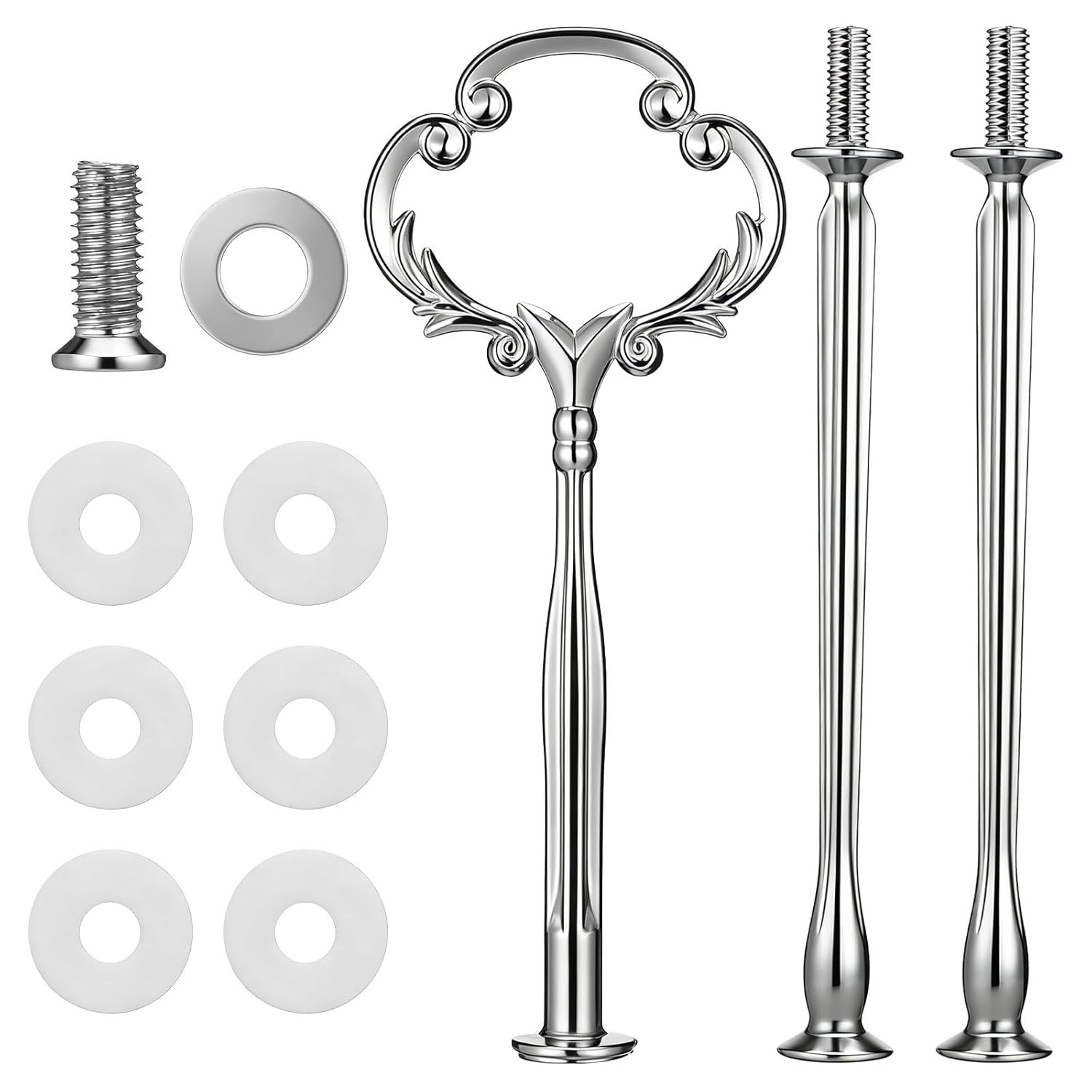Tiered Tray Hardware Kit 3 Tier Cake Stand Serving Display Parts 72 characters gallery