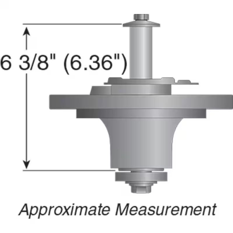 3 Pc blade spindle set for 48"/52" Grasshopper, 2 623760 outer, 1 623761 center gallery