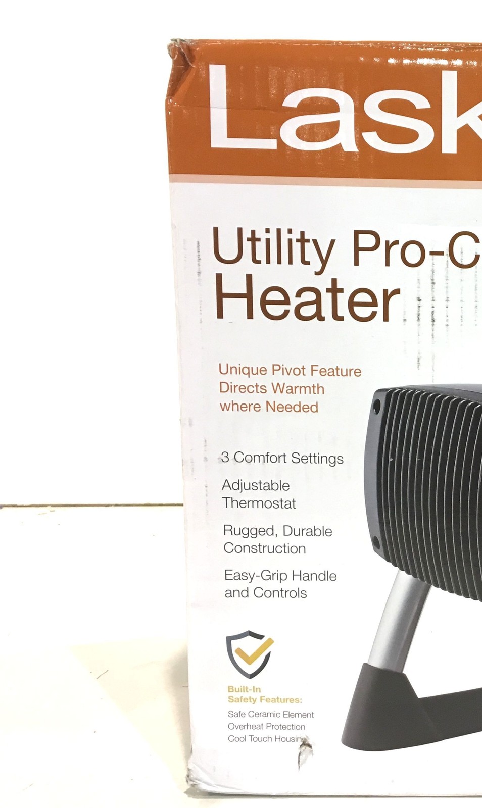 Lasko 1500-Watt Pro-Ceramic Utility Electric Portable Heater with Pivot Power gallery