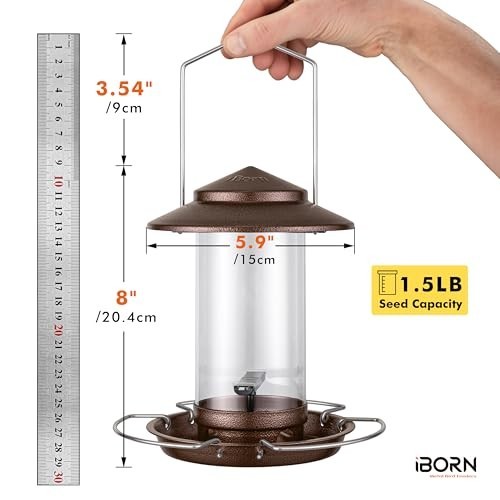 Bird Feeder Squirrel Proof Metal Squirrel Chew Proof Bird Feeders for Outdoors gallery