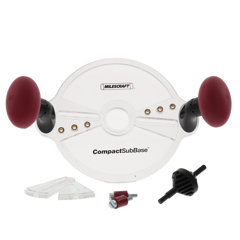 Milescraft Clear Polycarbonate Router Attachment 8 L x 8 W in. for Edge/Template