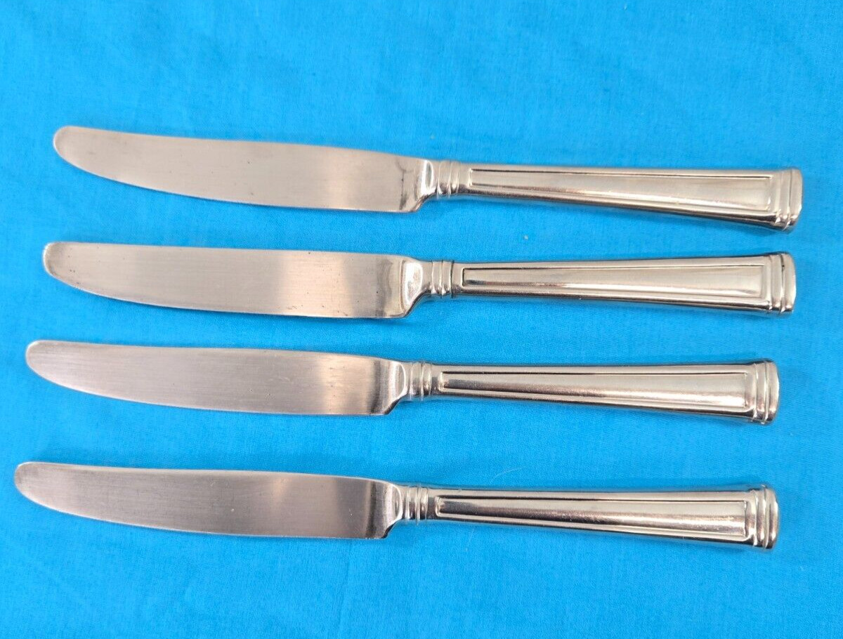 Lenox Esquire 4 Dinner Knives Stainless Flatware gallery