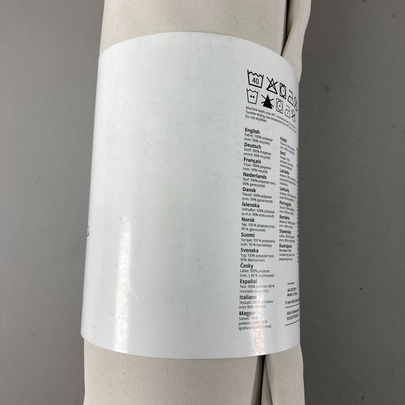 IKEA LINDOJA Umbrella Canopy Cover Replacement Lt Grey-Beige 118 1/8" 300cm NEW gallery