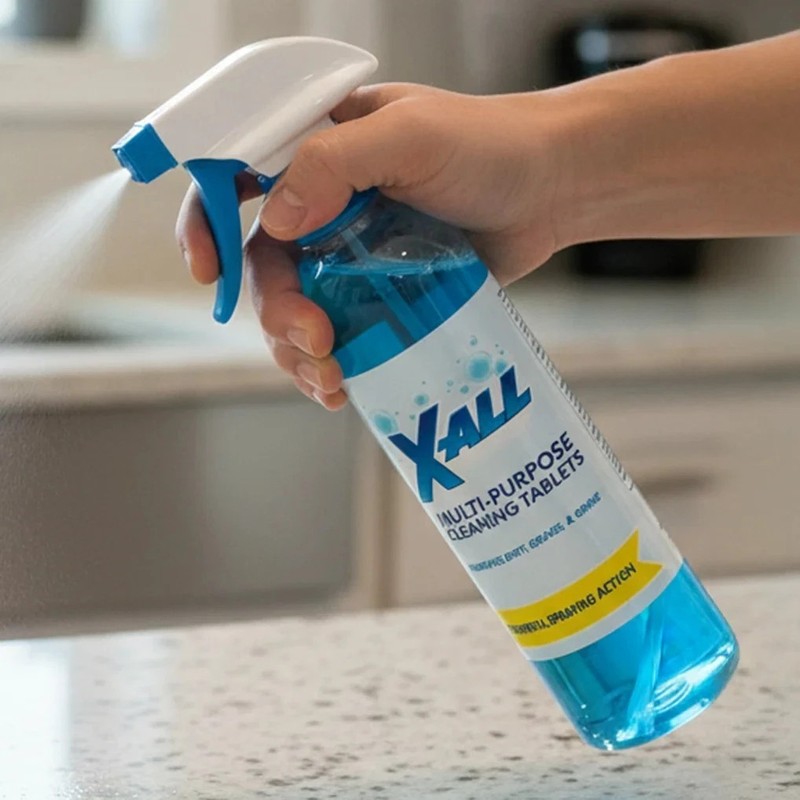 X-ALL Multi-Purpose Cleaner - Spray Bottle and 5x Cleaning Tablets gallery