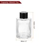 80ml/2.7oz Empty Glass Diffuser Bottle 3.4" x 2" Fragrance Accessories gallery