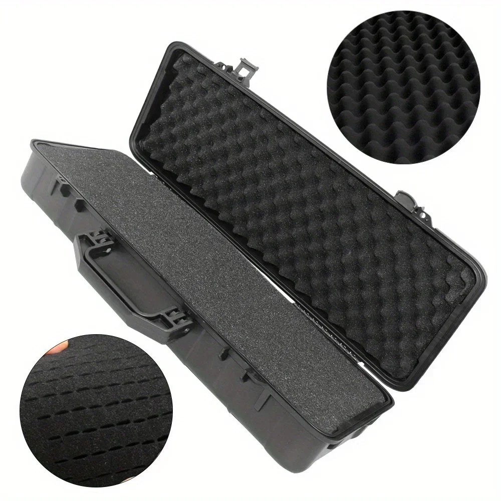 6 Sizes Black Hard Shell PP Toolbox Shockproof Portable Tool Storage Case gallery