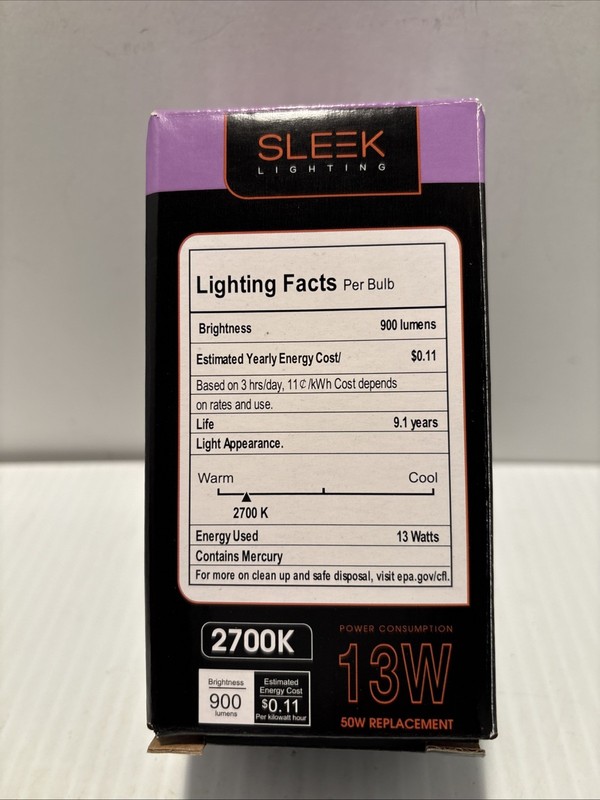 SleekLighting CLF GU24 42K Base 2 Prong Light Bulb 13Watt (box B) gallery