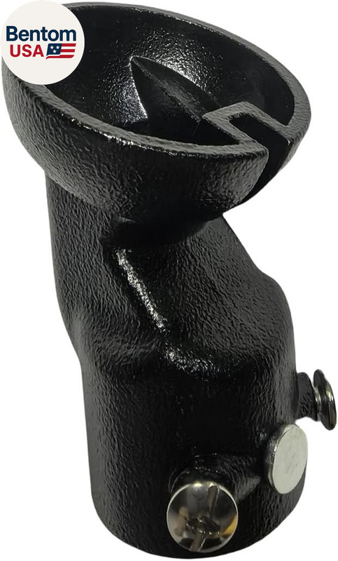 Flat Sloped Ceiling Fan Adapter for Ceilings up to 45° (Black) gallery