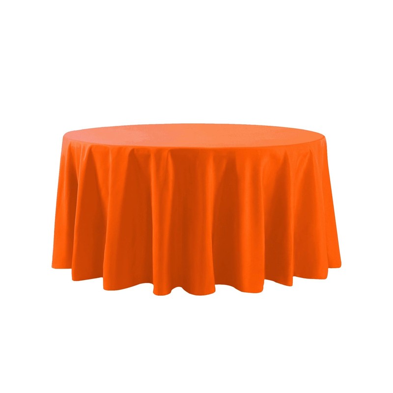 120 inch Round Tablecloth Washable Polyester Table Cloth Decorative Table Cov... gallery