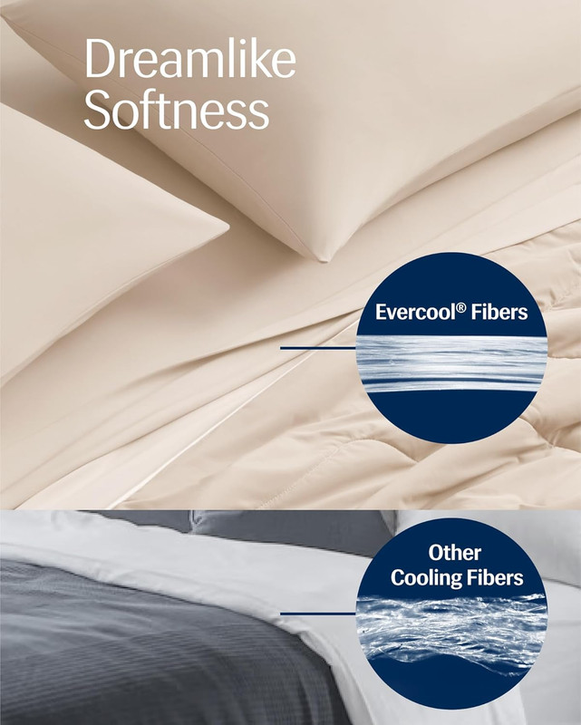 ® Evercool® Cooling Comforter, Twin/Twin XL, Blanket for Hot Sleepers, All Seaso gallery