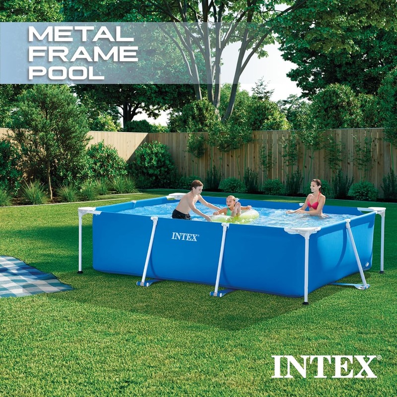 Rectangular Frame 9 ft 10 in x 6 ft 6.75 in x 29.5 in Above Ground Pool gallery