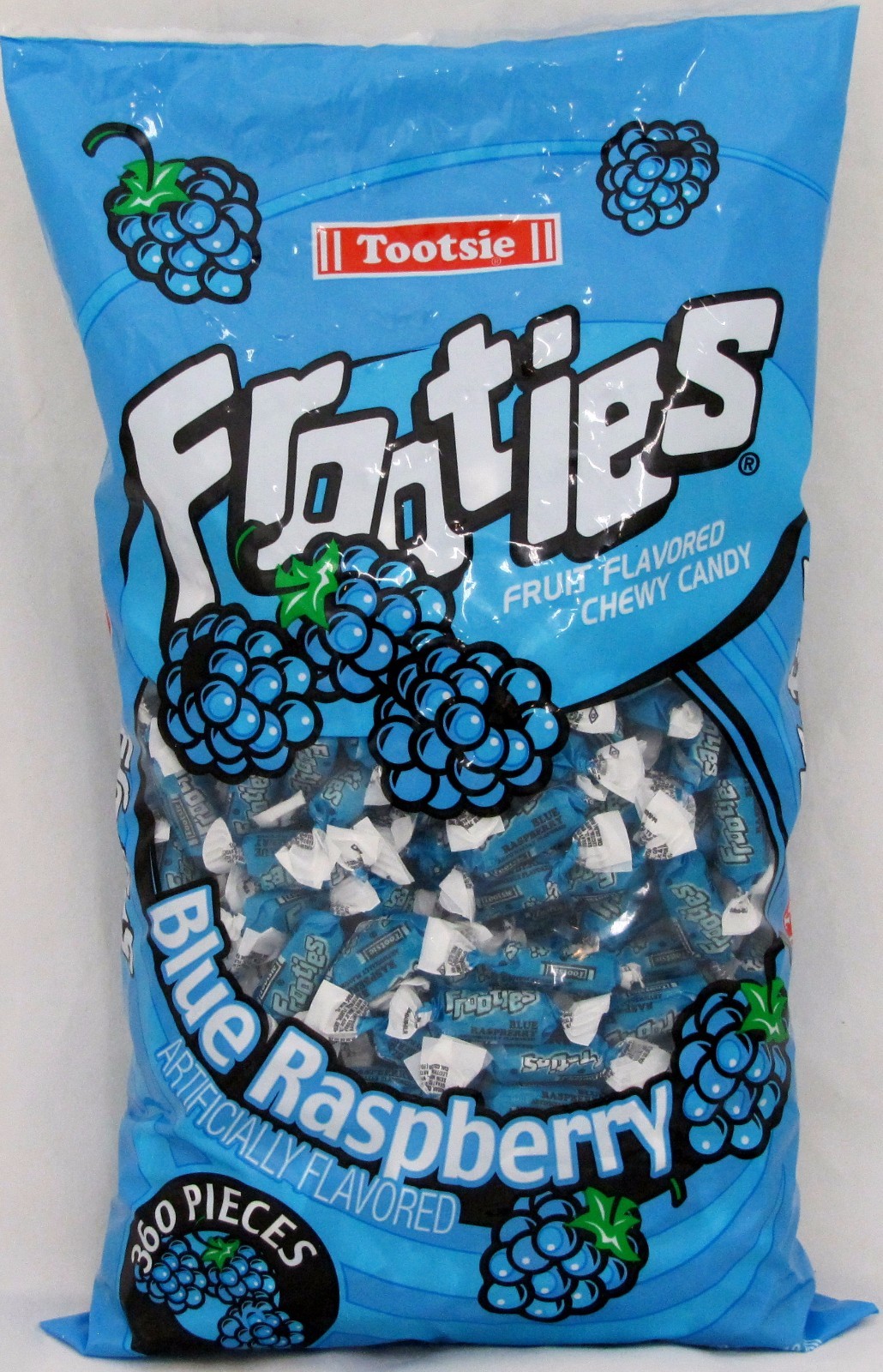 Frooties Blue Raspberry Candy 360 Count Bag Tootsie Bulk Candies Fruity 2.42 LBS gallery