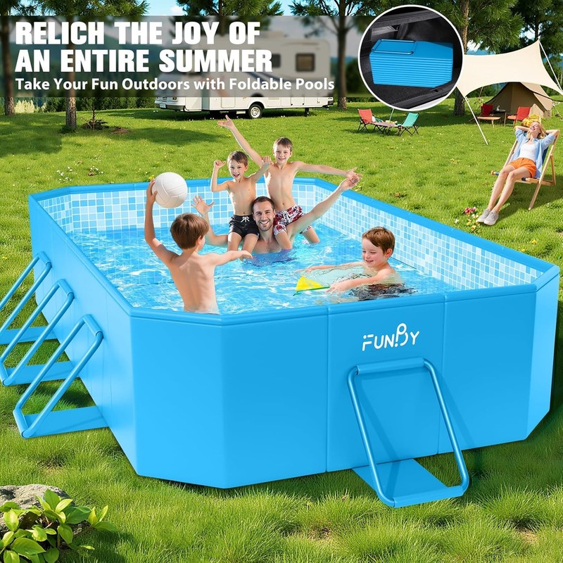Large Foldable Pool, Foldable Swimming Pool, Large Foldable Pool for Adults, Non gallery