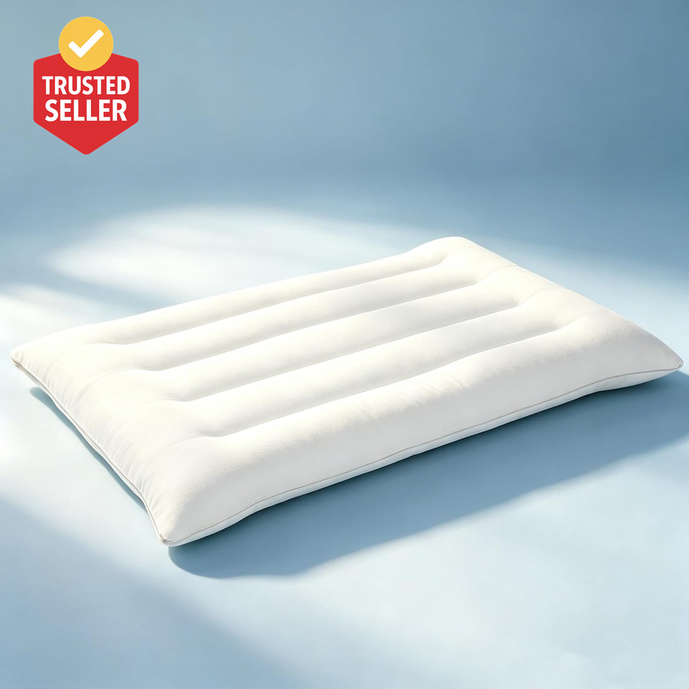 Flat Pillows for Sleeping Thin, 7D High Support 2.5 Inch Height Ultra Thin Pillo