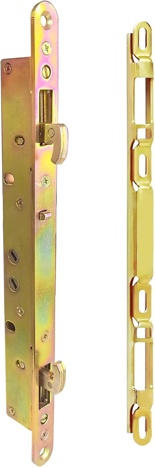 Keyed Sliding Patio Glass Door Handle Set with 11-3/4" 2 Point Mortise Lock gallery
