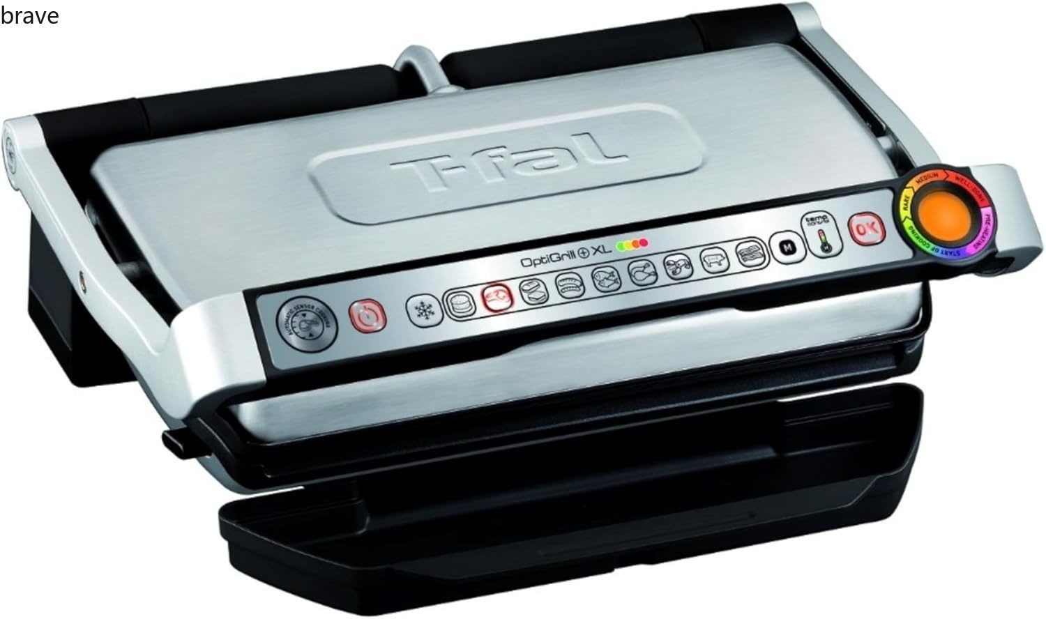 T-Fal OptiGrill Stainless Steel XL Electric Grill, Up to 6Servings, OptiGrill XL gallery