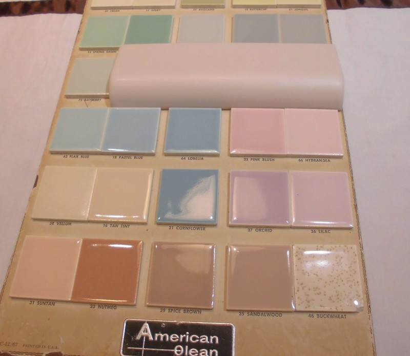 1 pc. Matte *Soft Pink* Ceramic Radius/Mudd Cap Bullnose Trim Florida Tile, New gallery