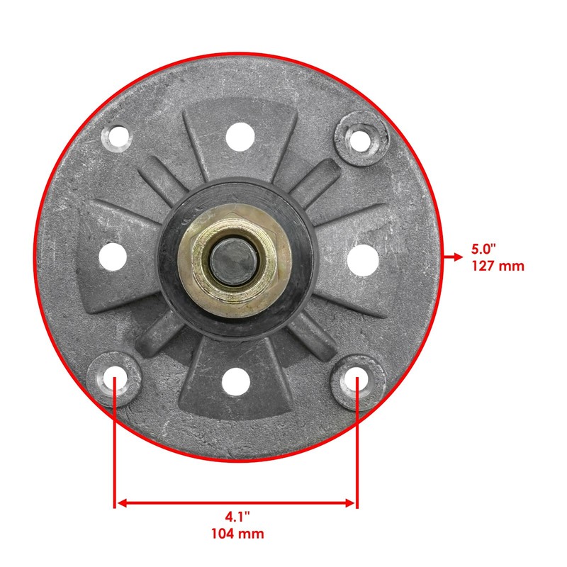 Spindle for John Deere D170 E140 E150 E160 E170 E180 L130 LA175 48" 54" 3x gallery