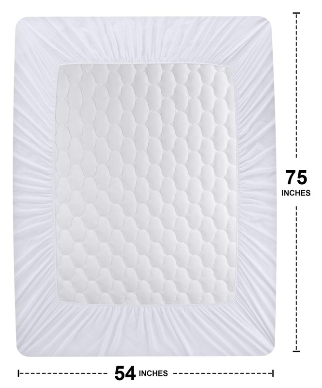 Utopia Bedding Waterproof Mattress Protector, Full Mattress Pad, Noiseless... gallery