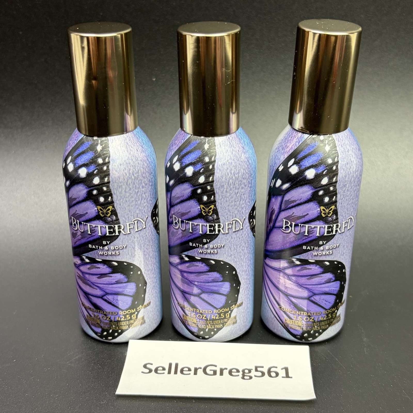 Bath & Body Works BUTTERFLY Concentrated Room Spray 1.5 oz. Set of 3 gallery