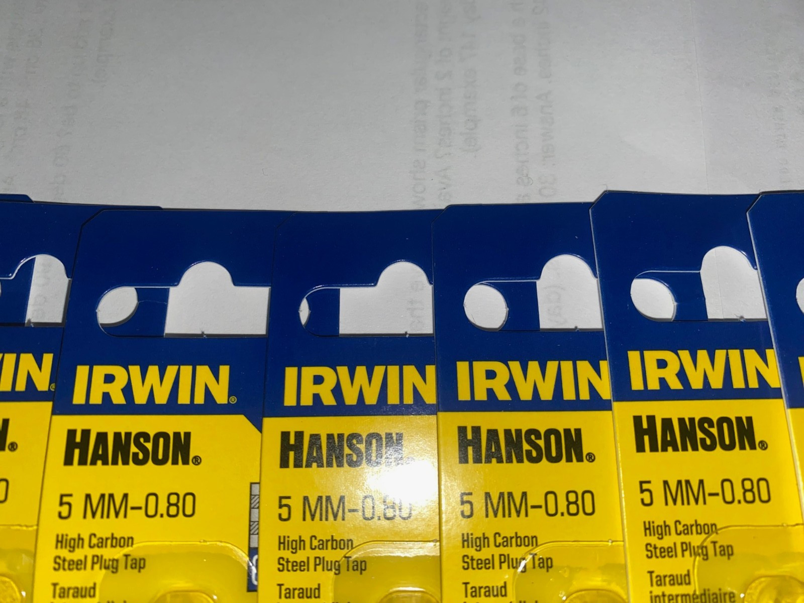 10 pack Irwin Hanson 5mm x 0.80 Plug Tap 8322ZR HSS USA Threading Tool NEW” gallery