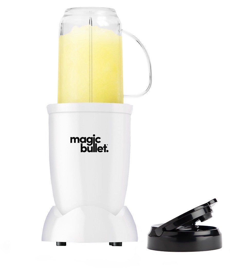 Magic Bullet Personal Blender 250W White 16oz Cup Lid Easy Clean Dishwasher Safe gallery