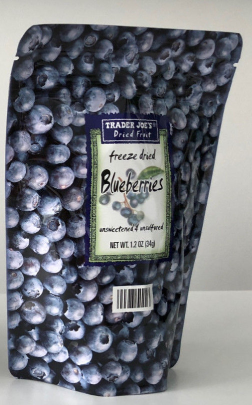 Trader Joe's Freeze Dried BLUEBERRIES Blueberry Snack Healthy Long Shelf Life gallery