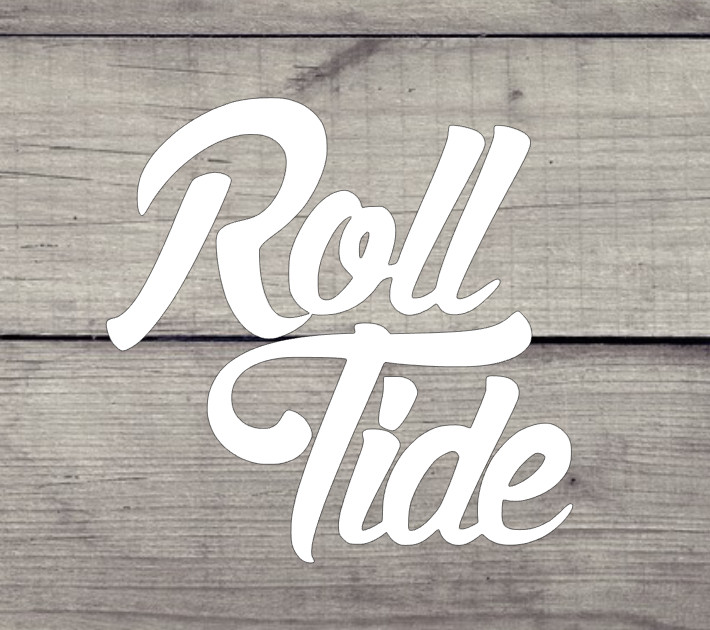 Alabama Roll Tide Decal - Bama - Yeti / Auto / Cell phone - Crimson Tide gallery