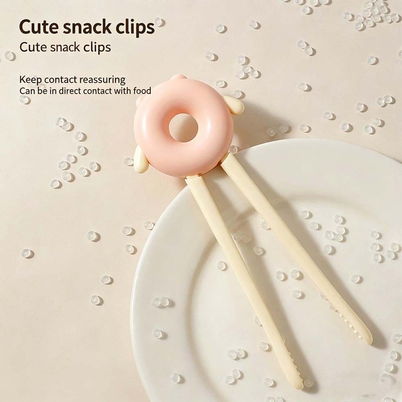 Cute Practical Odorless Easy-Clean Convenient Cartoon Anti-Dirty Hand Snack Clip gallery