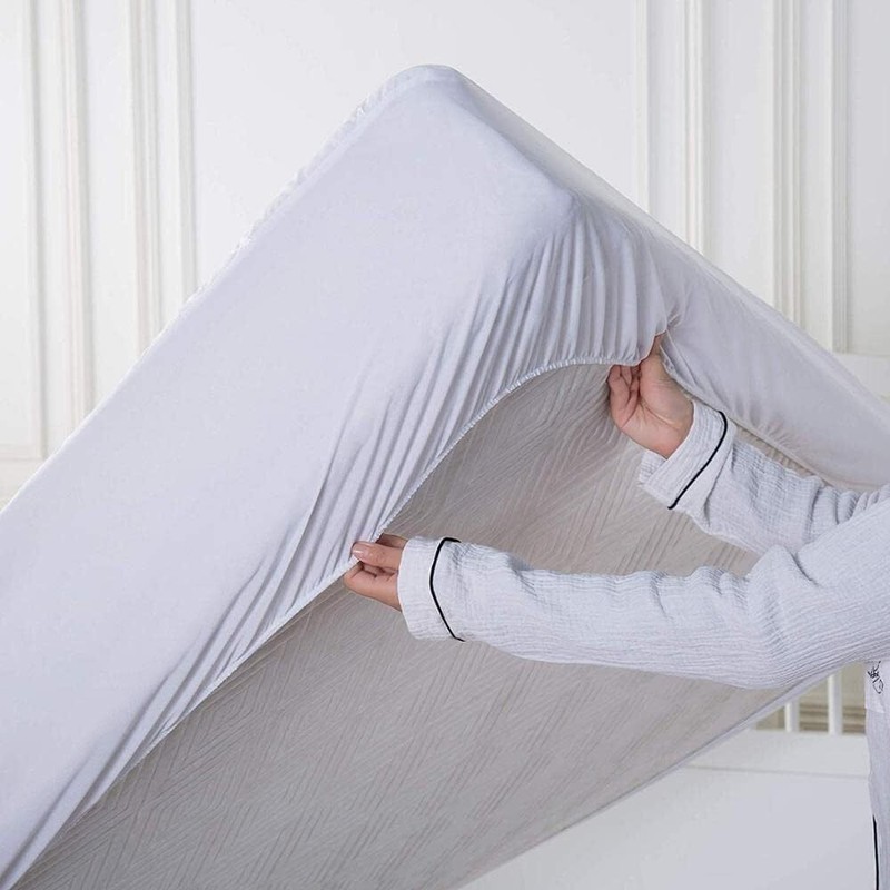 Waterproof Mattress Protector - Fitted Elastic with Deep Pockets - Sacred Thread gallery