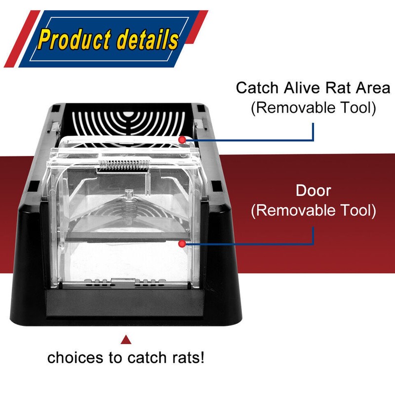 Electronic Mouse Trap Victor Control Rat Killer Pest Electric Rodent Zapper US gallery