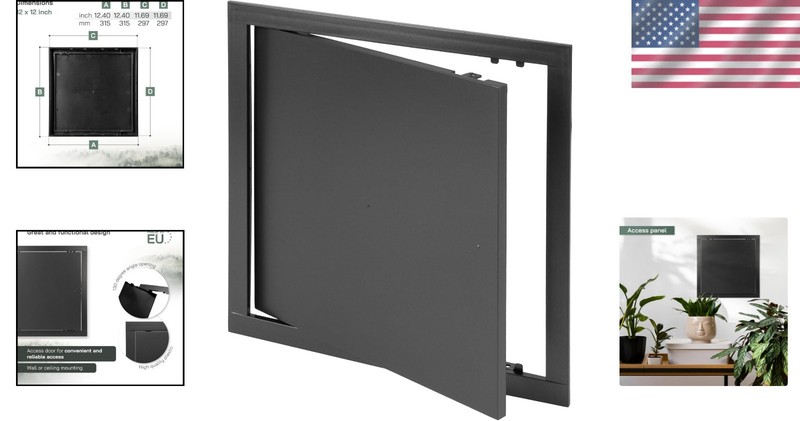 Durable 12" x 12" ABS Plastic Access Panel - Customizable Aesthetic Solution gallery