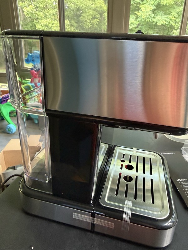 Chefman CraftBrew Espresso Machine, 15-Bar Pump Digital Espresso Maker w/Steam gallery