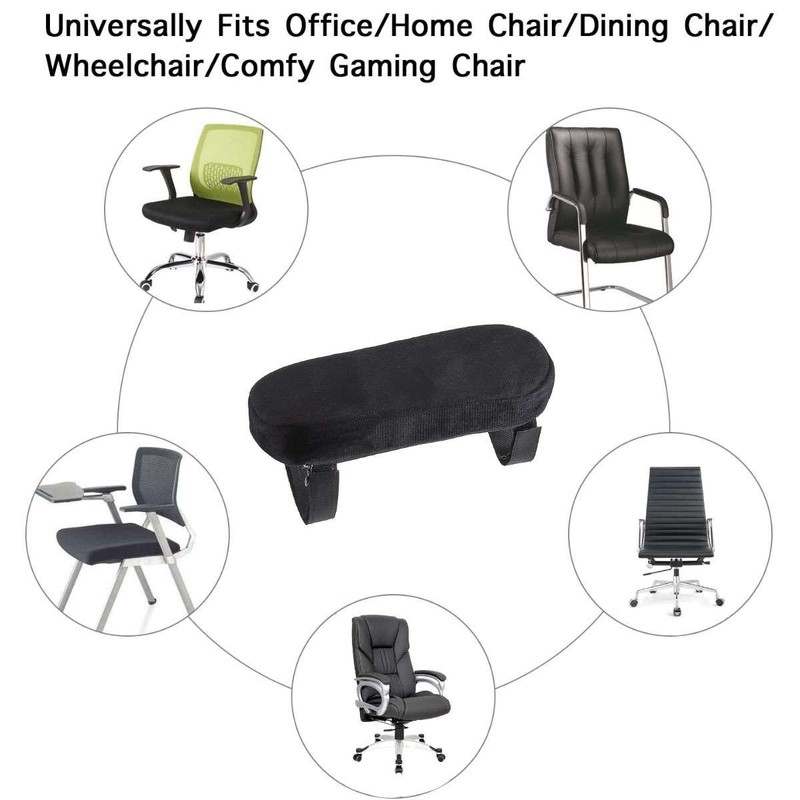 1-2Pc Memory Foam Armrest Cushion Support Elbow Arm Rest Cover Chair Armrest Pad gallery