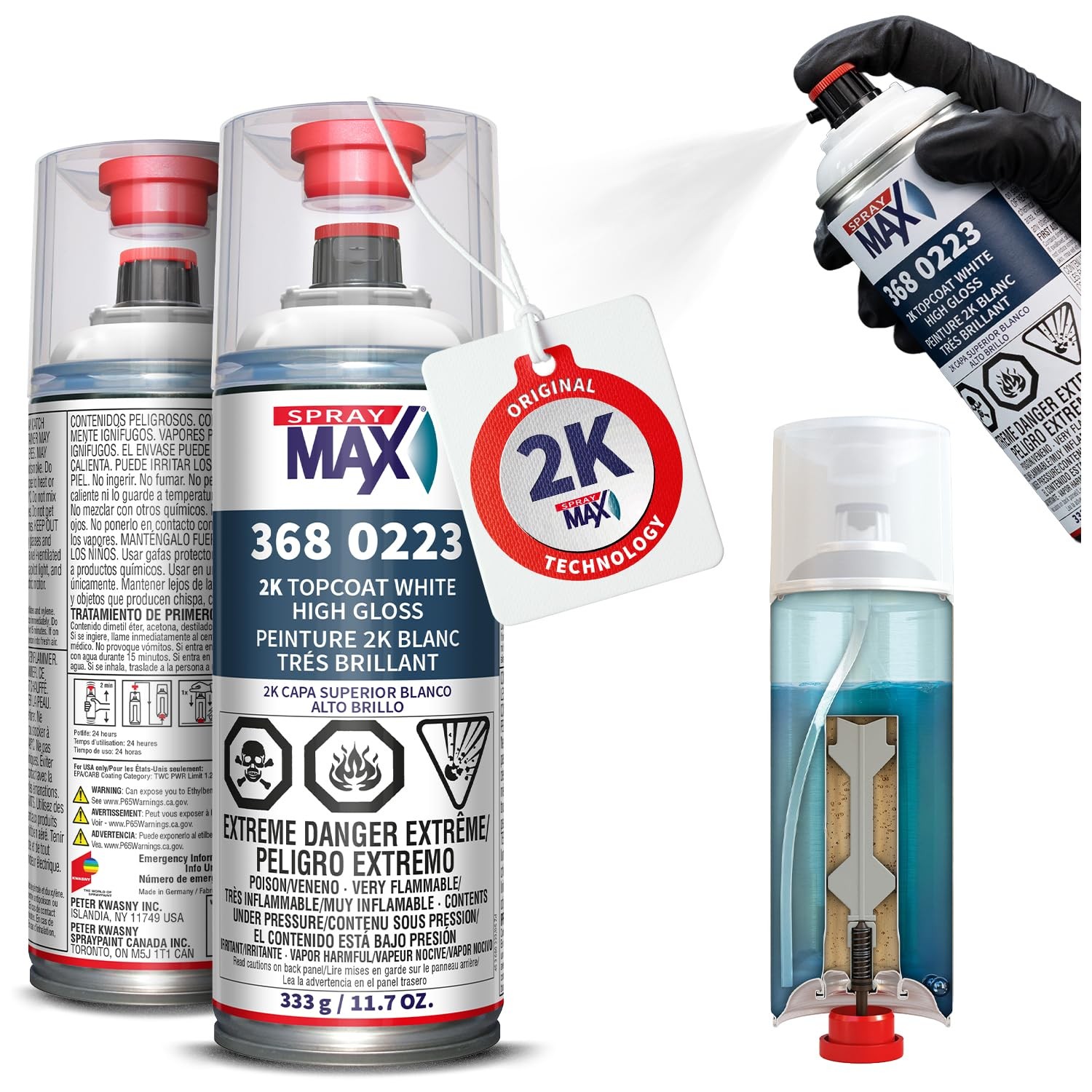 2K Topcoat High Gloss White | 2K Automotive High Gloss White Spray Paint for ... gallery