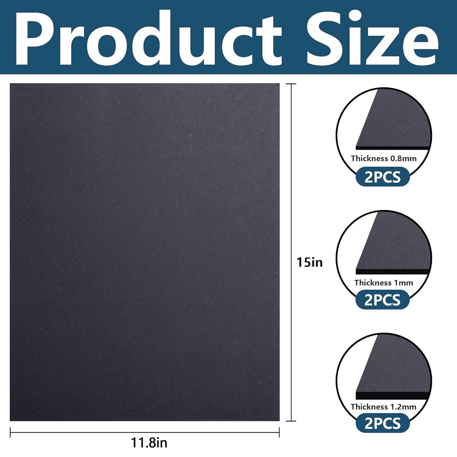 Nkiy Quen 6 Pcs Non Asbestos Gaskets Materials-15 x11.8 High Temperature... gallery