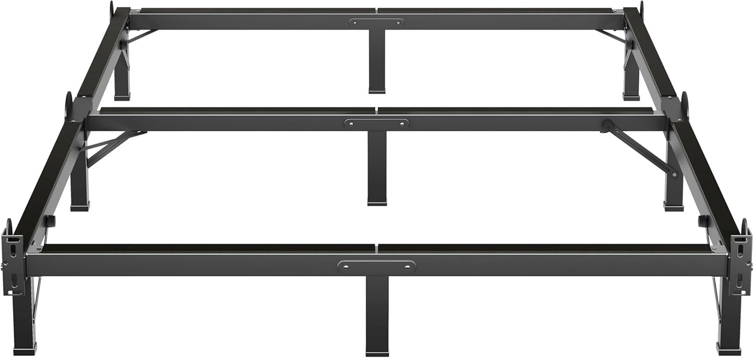 Metal Bed Frame Queen 8 Inches 9-Legs Support Bed Base Queen Bed Frame Box gallery