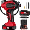 Cordless Tire Inflator Air Compressor 36V Rechargeable Battery Powered Air Pump gallery