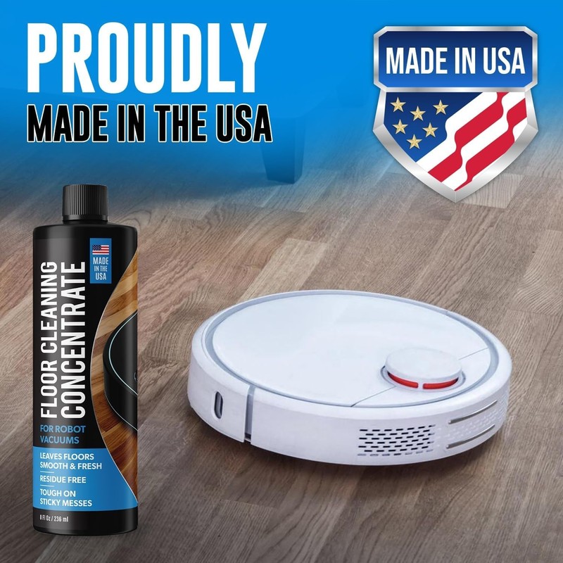 Effortless Floor Care: 75+ Refills Robot Vacuum Cleaning Solution - Made in USA gallery