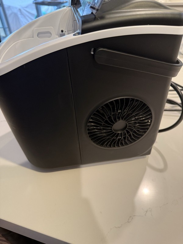 EUHOMY Countertop Ice Maker Machine with Handle, 26lbs in 24Hrs, 9 Ice Cubes gallery