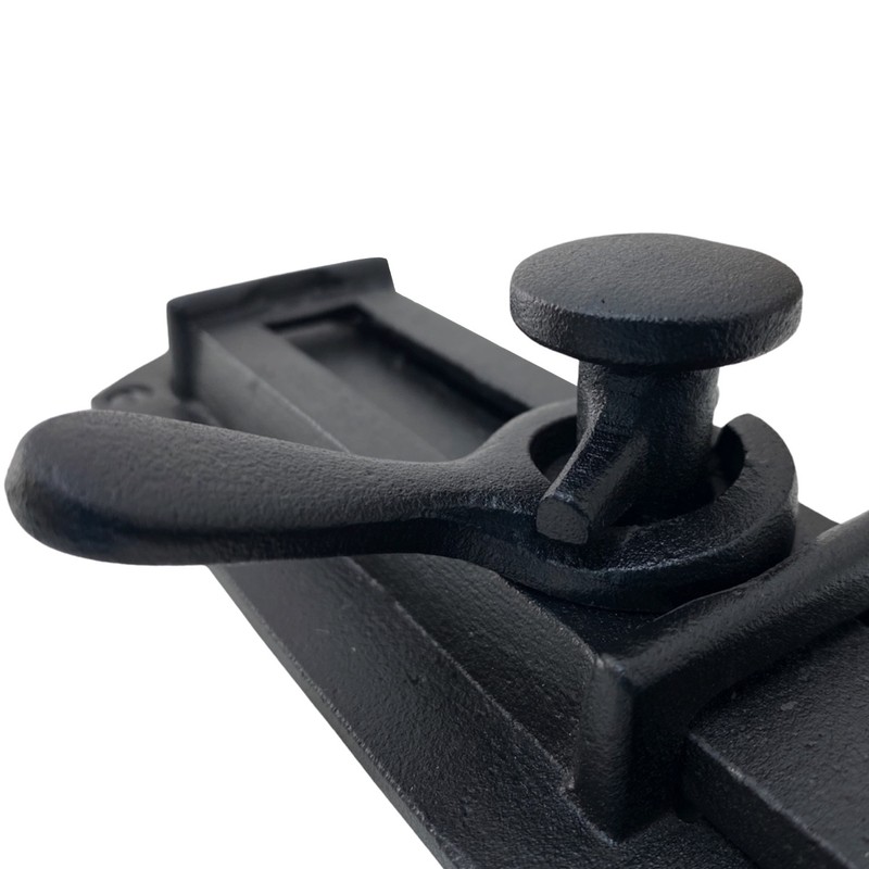 Surface Mounted Slide Bolt Lock in Cast Iron 9 Inch gallery