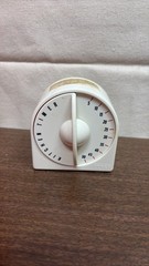 Pyrex 60 Minute Kitchen Timer Manual Wind Up Show N Tell Art Deco Style