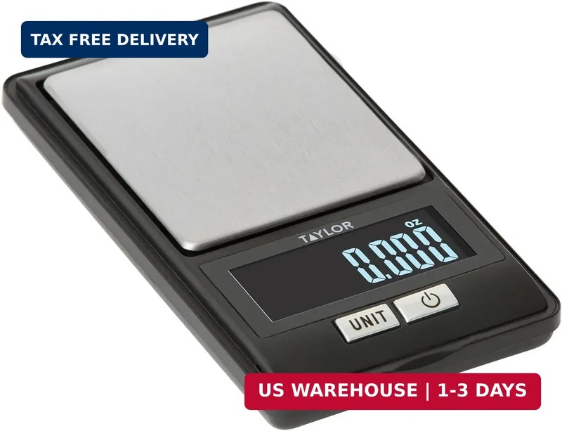 Taylor High-Precision Digital Portioning Scale with Cover, 16OZ/500G, Black gallery